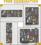 Ultrawall Metal Pegboard Panels, Pegboard Wall Organizer, Black Peg Boards for Wall, Garage Tool Storage Organization, 12"X16