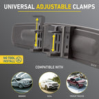 Goodyear 17” Panoramic Rear View Mirror – Universal Wide Angle Rear View Mirror for Car/SUV/Truck – Anti-Glare, Clip-On Large Rearview Extender for Safer Driving & Parking