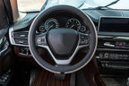 New Diamond Leather Steering Wheel Cover with Bling Bling Crystal Rhinestones, Universal Fit 15 Inch Car Wheel Protector for 