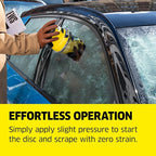 Kärcher - EDI 4 Cordless Electric Handheld Ice Scraper - Rotating Disc Windshield Scraper for Ice, Snow, & Frost