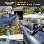 Anti-Theft 220lbs Heavy Duty Roof Rack Cross Bar Compatible with Kia Soul 2020 2021 2022 2023 2024 2025 Roof Rack Cross Bars Aluminum Roof Racks Cross Rail