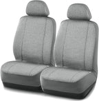 Road Comforts Car Seat Covers for Front Seat, Low Back Heavy Duty Breathable Flax Seat Protector, Airbag, Not Seat Belt Compa
