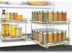 LYNK PROFESSIONAL® Élite™ Pull Out Spice Organization for Cabinets - 10-3/8 inch Wide – Spice Rack for Inside Cabinets – Wood