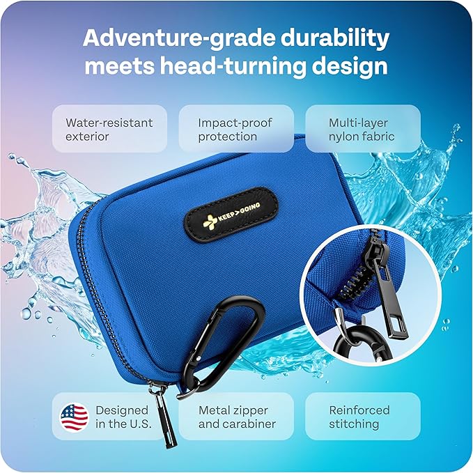 KeepGoing Travel First Aid Kit for Car, Home, Hiking, Camping and Outdoor Emergencies - First Aid Kit Travel Size TSA-Approve