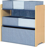 Delta Children - GapKids 6 Bin Toy Organizer - Greenguard Gold Certified, Indigo Blue