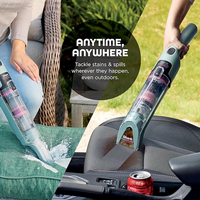 Shark StainForce Cordless Portable Spot, Stain, & Odor Remover System for Carpets, Area Rugs, Upholstery, Stairs, with Storag