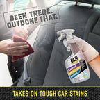 CLR Brands Automotive Carpet, Upholstery & Fabric Cleaner, 22 oz. Spray Bottle, Fast-Acting Stain Remover, Cleans Mud, Coffee