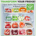 NutriChef Vacuum Sealer Bags 11x50 Rolls 2 pack for Food Saver, Seal a Meal, NutriChef, Weston. Commercial Grade, BPA Free, H