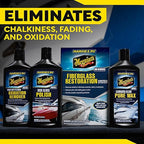 Meguiar’s Marine/RV Fiberglass Restoration System, M4965, 3-Piece Fiberglass Repair Kit with Oxidation Remover, High-Gloss Boat Polish and Wax, Christmas Gift Ideas for Car Dads