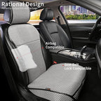 Auto Newer Luxury Breathable Car Seat Cover Fit Four Seasons, Universal Front of Car Seat Cushions, Bottom Seat Covers of Ful