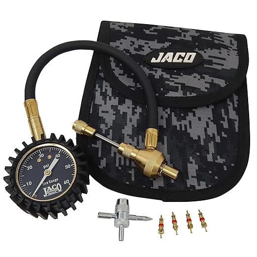 JACO RapidFlow Tire Deflator with Gauge (0-60 PSI) | Rapid 4x4 Off Road Air Down Kit