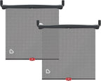 Munchkin Brica Sun Safety Car Window Shade with Heat Alert, Helps Block UVA/UVB Rays, 2 Pack, Black