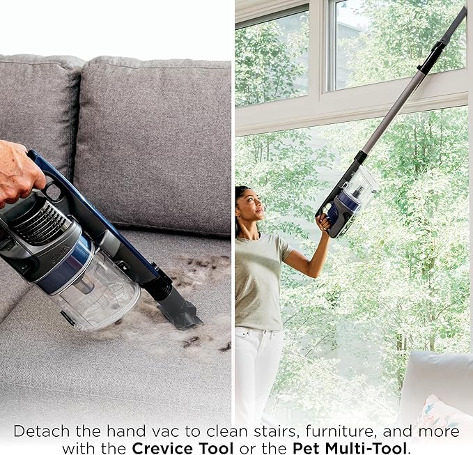 Shark | Pet Cordless Vacuum Cleaner | LED Headlights | Removable Handheld Vacuum for Pet Hair | Crevice Tool & Pet Multi-Tool