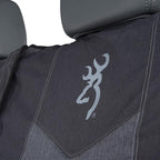 Browning Universal Low Back and Bench Seat Covers, Water and Dirt Resistant Car, Truck, and SUV Seat Covers, Chevron (Heather