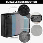 Toncoke 8-Piece Packing Cubes for Travel, Mesh Luggage Organizers with Shoe Bag, Toiletry Bag, Laundry Pouches, 4 Sizes (XL/L