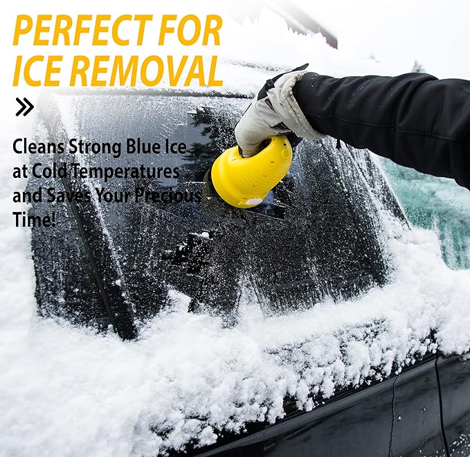 ZONETECH Electric Snow Ice Scraper USB Rechargeable - Premium Quality Automotive Portable Cordless for Car Windshield Glass Frost Removal, Defrosting Deicing Cleaning Tool Christmas Stocking Stuffer