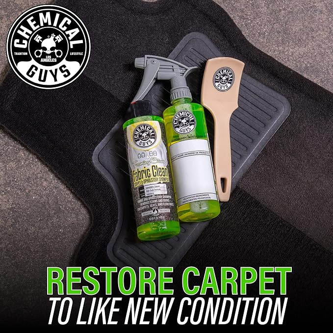 Chemical Guys CWS203 Foaming Citrus Fabric Clean Carpet & Upholstery Cleaner (Car Carpets, Seats & Floor Mats), Safe for Cars