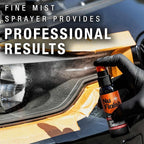 Nu Finish Headlight Restore and Repel Kit, 2-Step Car Headlight Restoration Kit with 4 Headlight Restorer Wipes and a Ceramic Self-Leveling Headlight Sealant Spray