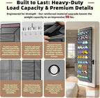 PAULONE 10-Pocket Multi-Use Over the Door Organizer, Heavy Duty 95lbs Capacity with Breathable Mesh, Versatile Hanging Storag