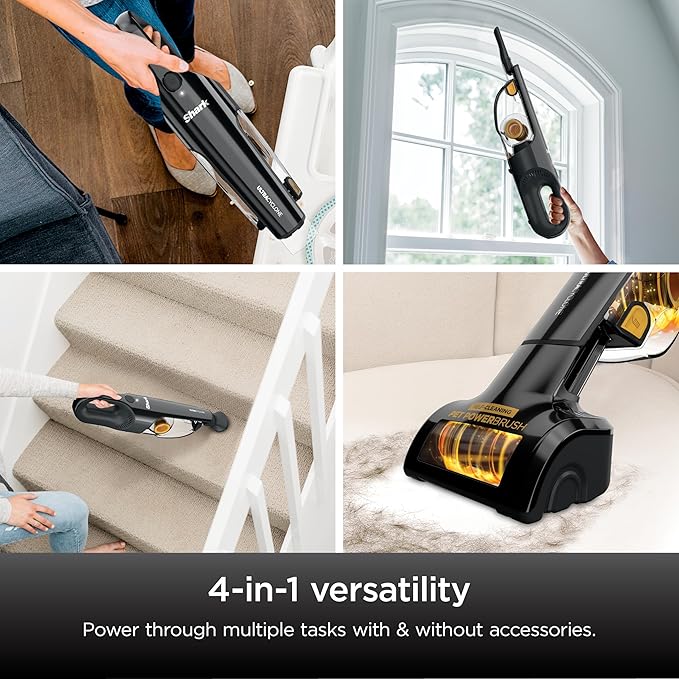 Shark UltraCyclone Pet Pro Plus Cordless Hand Vacuum, Powerful Suction, Handheld Vacuum for Car & Home, Pet Power Brush, Crev