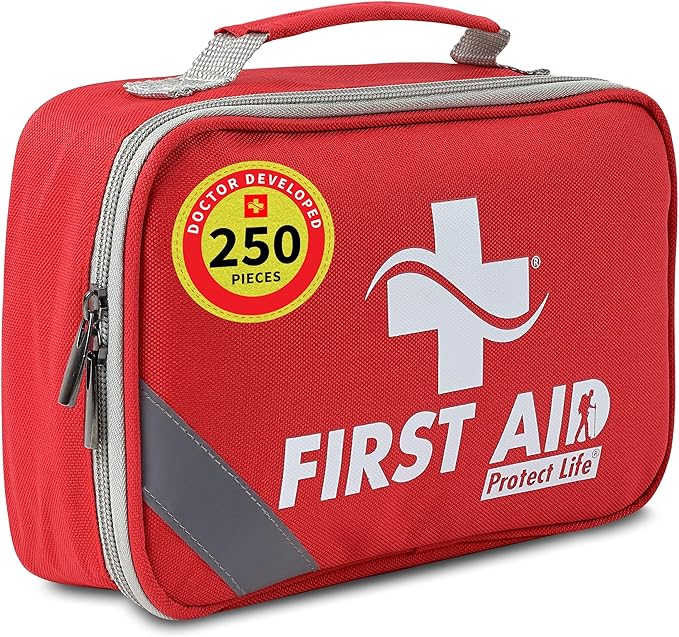 Protect Life Survival First Aid Kit for Home/Business, Camping Survival Kits | Mini Travel First Aid Kit | Camping Equipment 