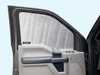 Side Window Front Seat Sunshade Custom Fit for 2017 2018 2019 2020 2021 2022 Ford Super Duty F-250 F250 F-350 F350 - Regular Cab, Super Cab, Super Crew Cab - 2Dr 4Dr (Set of 2) (NOT for E-Series)