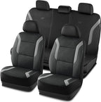Skechers Memory Foam Car Seat Covers, Air Cool Mesh Thick Seat Covers, Car Seat Full Sets, Airbag Compatible, Automotive Comf
