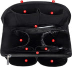 Vercord Backpack Organizer Insert Liner Hanging Travel Bag in Bag with Many Pockets