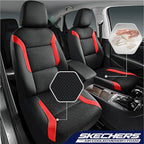 Skechers Memory Foam Car Seat Covers, Air Cool Mesh Thick Seat Covers, Car Seat Covers Front Seats Airbag Compatible, Automot