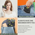 BeeGreen Reusable Shopping Bags for Groceries Reusable Gifts Bag - Grocery Bags Foldable 6 Pack Cute Holiday Cloth Bags With Handles - Large Tote Bag Bulk Heavy Duty Polyester Washable Geometry