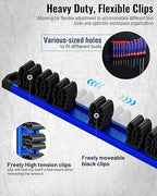 WORKPRO Magnetic Screwdriver Organizer and Wrench Organizer, Aluminum Rail Magnetic Tool Organizers, Tool Holder, Tool Box Or