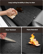 Ultra Durable Car Floor Mats, Premium PVC Coil All-Weather Automotive Floor Mats, Universal Fit with Anti-Slip Nibbs Backing,