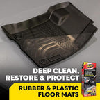 Meguiar’s Quik Solutions All-Weather Floor Mat Kit,All Weather Floor Mat Cleaner and Car Mat Protectant that Deep Cleans & Re