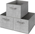 GRANNY SAYS Closet Storage Bins, Storage Baskets for Organizing, Fabric Storage Bins with Handles, Clothing Storage Container