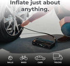HALO Bolt Air 58830 Portable Car Battery Jump Starter | 100 PSI Air Compressor, 58.8Wh USB Power Bank, Emergency Floodlight