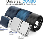 Mirone Airplane Seat Belt Extender Seatbelt Extension Adjustable Airplane Seatbelt Extender for Adults Universal, Fits ALL airlines Plane Seatbelt Extender Airplane Southwest american airlines Delta