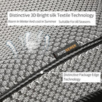 Auto Newer Luxury Breathable Rear Bench Car Seat Cover Fit Four Seasons, Back Seat Protector，Universal Rear of Car Seat Cushi