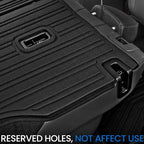 Cargo Mat Backrest Mats for 2017-2025 Mazda CX-5, All Weather TPE Backrest Mat Trunk Mat Cargo Liner Storage Mats Accessories for CX5 (Backrest Mats + Cargo Mat+Storage Mats)