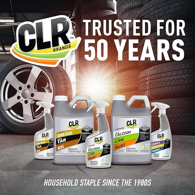 CLR Brands Automotive Carpet, Upholstery & Fabric Cleaner, 22 oz. Spray Bottle, Fast-Acting Stain Remover, Cleans Mud, Coffee
