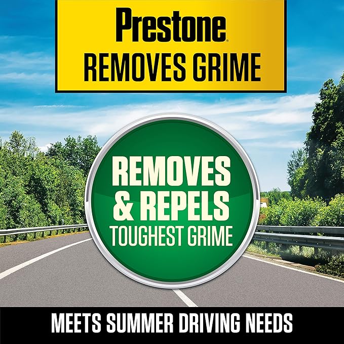 Prestone Bug Wash Windshield Washer Fluid, 1 Gallon