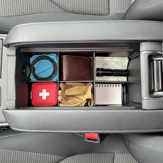 Vehicle OCD - Center Console Organizer for Toyota Highlander (2020-2026) - Made in USA - NOT for Grand Highlander - SLX175