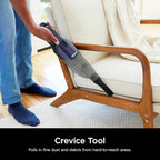 Shark Cyclone PET Handheld Vacuum with 8" Crevice Tool, HyperVelocity Suction, Navy Blue/Grey, CH701