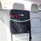 RoadBin™ Slim Leak & Odor Proof Car Trash Can. Fits & Stays Upright. Large-Capacity 2.5 Gallon Bin, 4" Design – Portable, Foldable Garbage Can for Car, Truck, SUV, Van & Outdoors