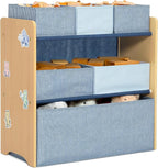 Delta Children - GapKids 6 Bin Toy Organizer - Greenguard Gold Certified, Indigo Blue