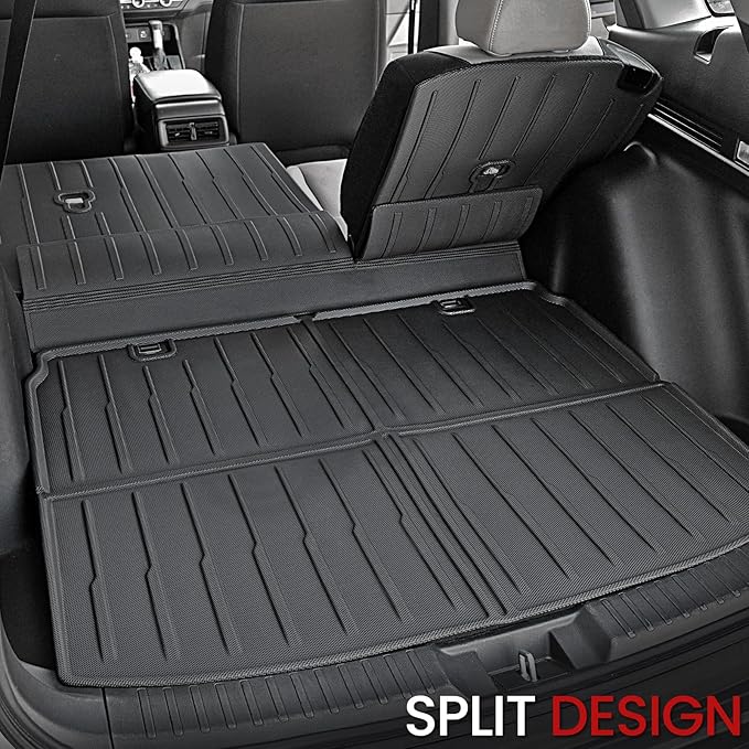 Cargo Liner Backrest Mats for Honda CRV 2026 2025 2024 2023 Car Mat Accessories, All Weather TPE Trunk Cargo Liner SeatBack Mat for CR-V Gas Hybrid(Backrest Mats+Trunk Mat)