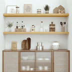 Vivelove 55 inch Long Floating Shelves for Wall, 10.3" Deep & Thicker Storage Shelf for Living Room, Kitchen, Farmhouse,Wall 