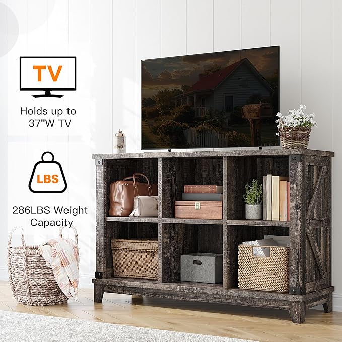 EnHomee 6 Cube Storage Organizer Bookshelf, Wood Cube Shelf Bookcase with Storage, Bookshelf for Living Room and Bedroom,Blac