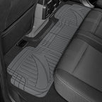 Motor Trend FlexTough™ Heavy Duty Rubber Gray Car Floor Mats All Weather & Jumbo SUV Cargo Liner Full Set - Universal Trim to Fit Automotive Floor Mats & Trunk Mats for Cars Interior Accessories