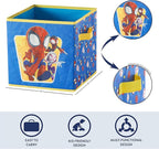 Marvel Spidey and His Amazing Friends Set of Two Spacious Collapsible Storage Cubes, 10"x10"
