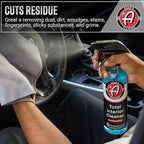 Adam's Polishes Total Interior Cleaner & Protectant, Quick Detailer & SiO2 Protection, Ceramic Infused, Anti-Static, OEM Fini